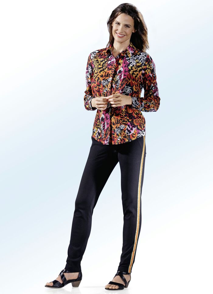 Broek voor de stad geschikte joggpants-stijl ZWART