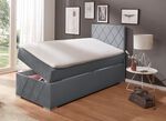 Boxspringbed met topmatras en bedlade 