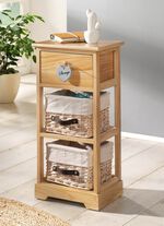 Massief houten ladekast NATUREL