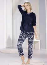 Tweepak pyjama's met lange mouwen en lange broek 
