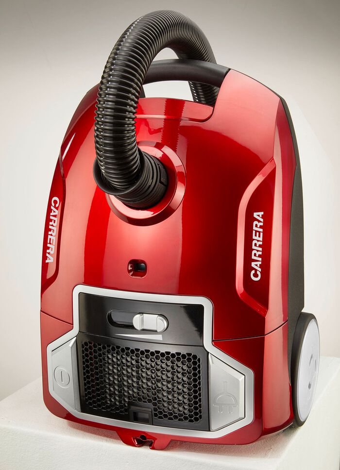 Carrera krachtige vloerstofzuiger ROOD