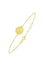 Kinkettingarmband met Romeins muntmotief 