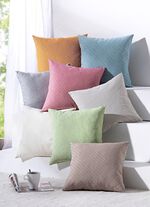 Hoogwaardige jacquardgeweven kussenhoezen AQUA