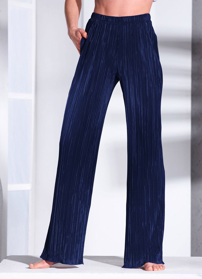 Broek met zakken in de zijnaad 