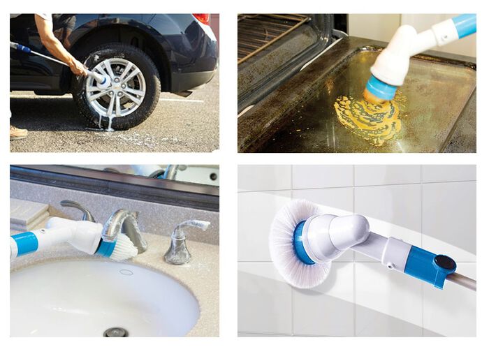 Hurricane Spin Scrubber oplaadbare reinigingsborstel 