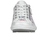 Remonte, elegante damessneakers, breedte G, met rits ZILVER-BONT