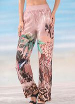 Laurina-broek met briljant kleurenprintontwerp 