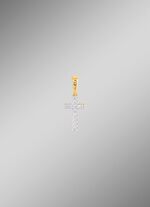 Kruishanger met 12 diamanten 