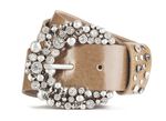leren riem BEIGE