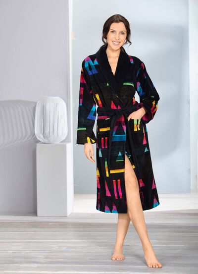 Badjas in multicolor 