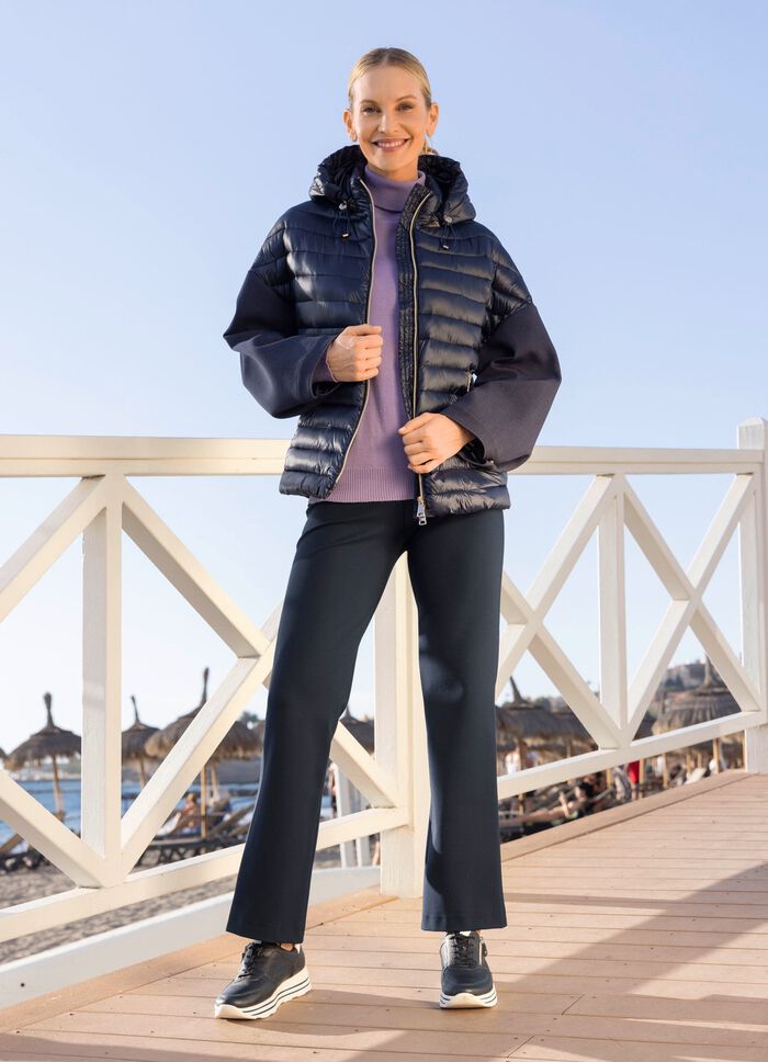 Jasje in trendy materiaalmix 