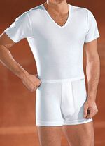 Mey Noblesse twee-pack fijne ribbroek met gulp, wit 