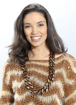 Schakelketting in bruin-goud 