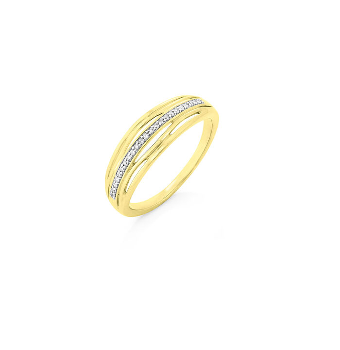 Wondermooie damesring met diamanten 