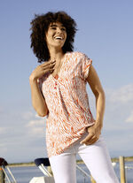 Shirt met wijd gesneden schouders 