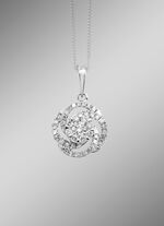 Hanger met diamanten en briljanten 