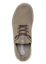Rieker sneakers met elastische decoratieve vetersluiting TAUPE