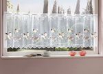 Romantische raam en deurdecoratie met roedegaten WIT-MULTICOLOR