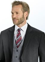 Opvallende gestreepte stropdas 