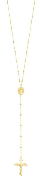 Rozenkrans ankerketting gemaakt van goud 