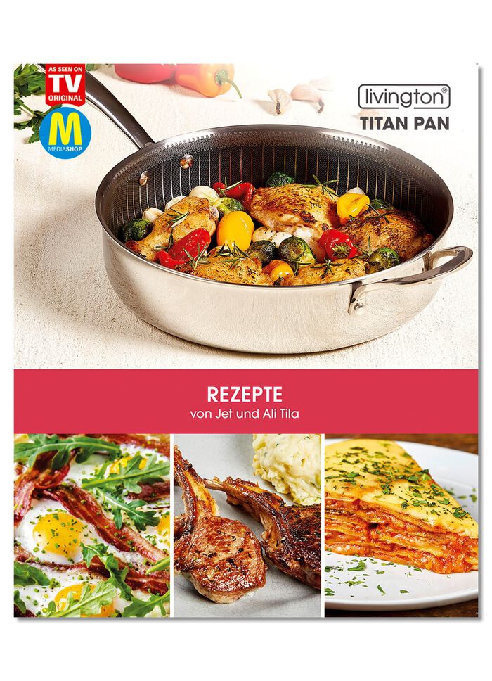 Livington Titan Pannen en kookpotten ROESTVRIJ STAAL