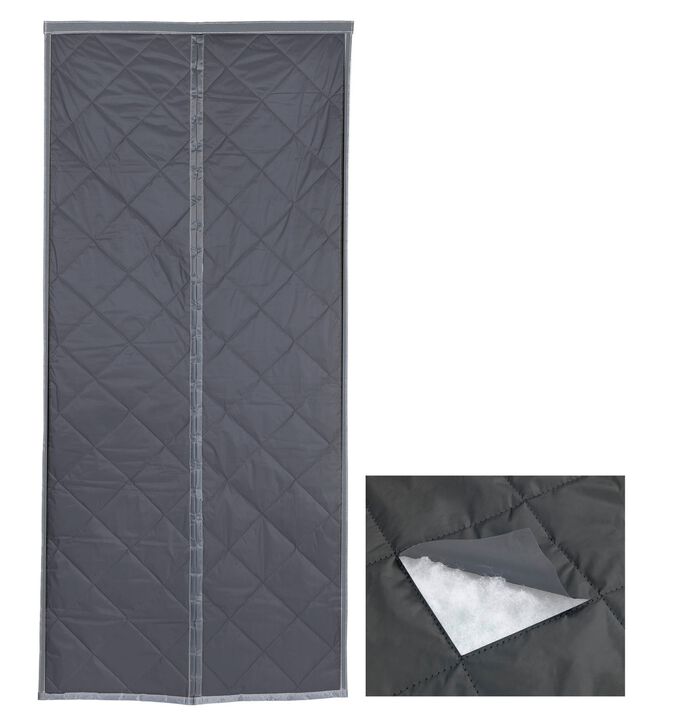 Magnetisch 2-in-1-gordijn voor alle seizoenen met bescherming tegen kou en hitte 