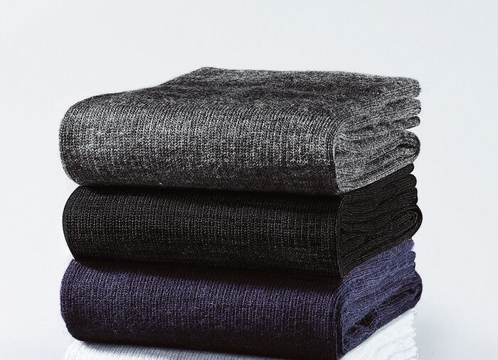 Steunkniekousen, set van 3 stuks MARINE