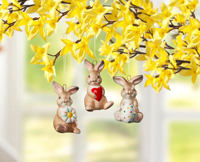 Porseleinen paashaaskom 