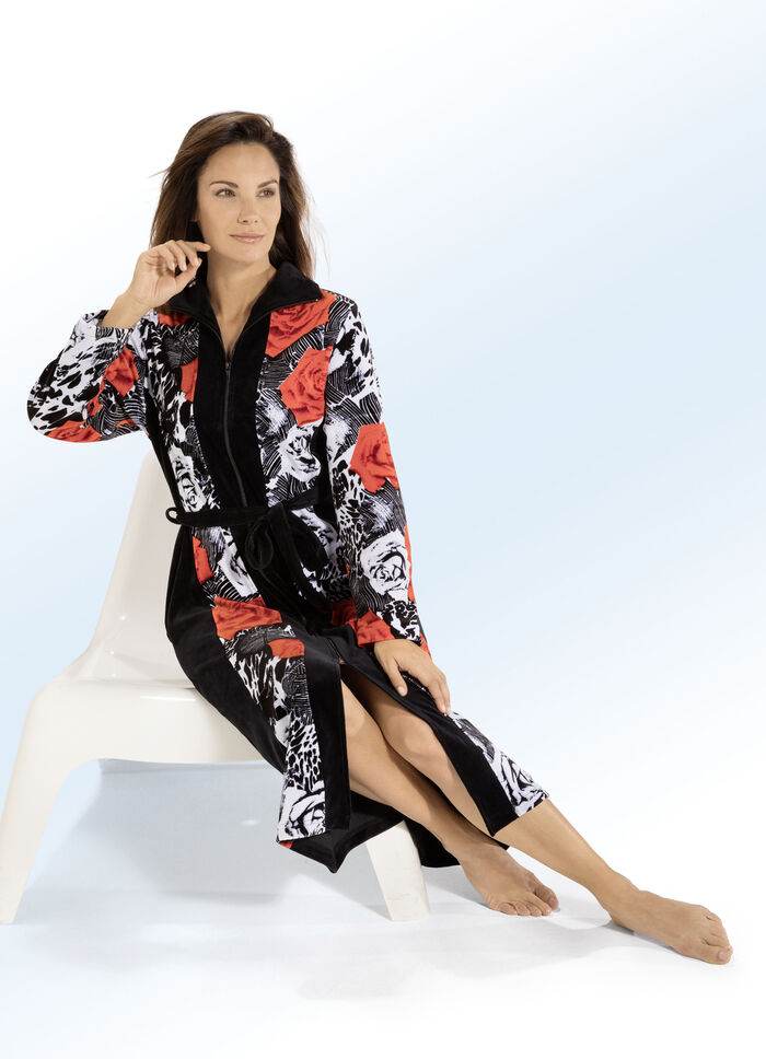 Vrijetijdspak met leuk bloemendessin 