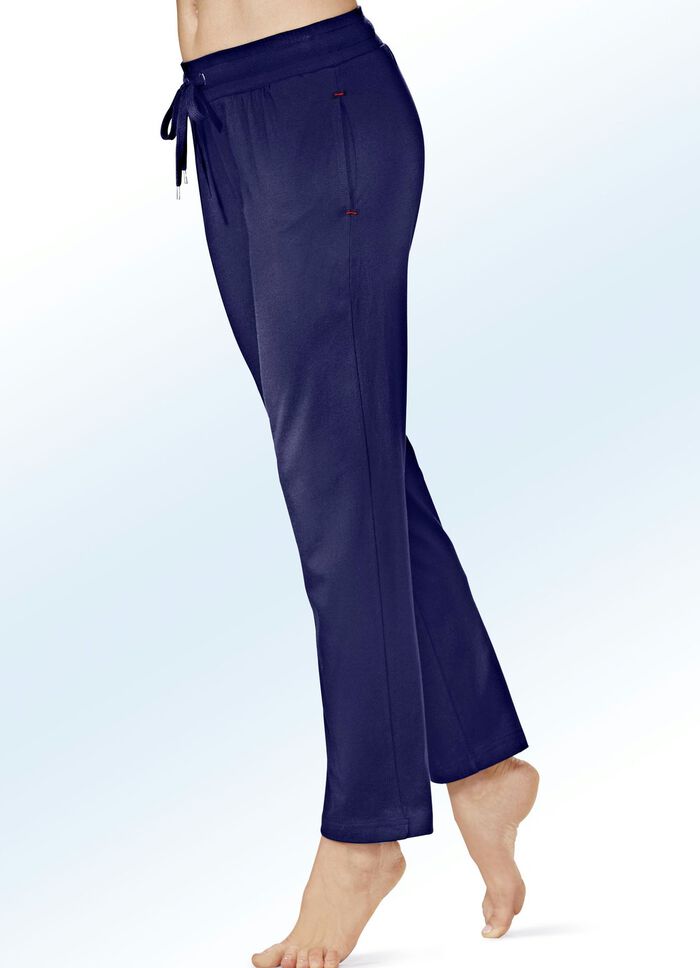 Set van twee modale slaap- en vrijetijdsbroeken met zakken 