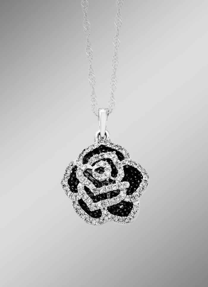 Rozenhanger met diamanten 