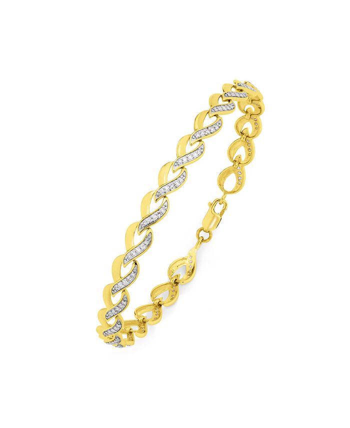 Elegante armband met diamanten 