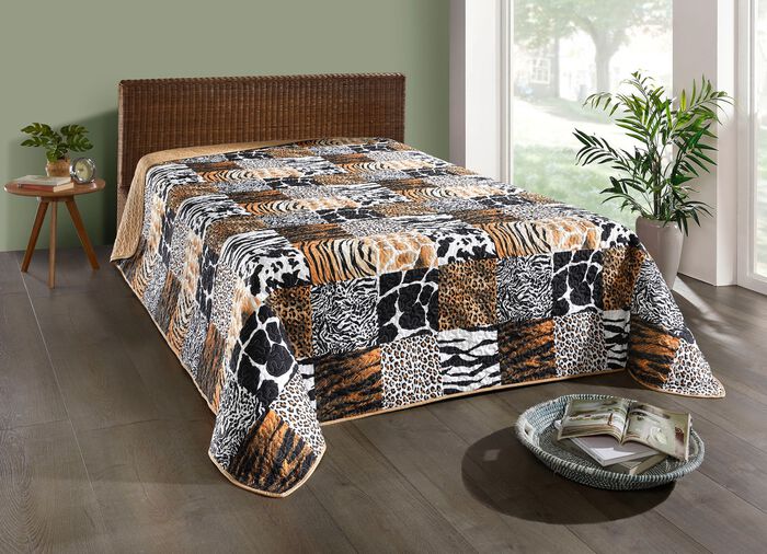 Sprei in fascinerende patchwork-look 