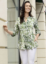 Shirt tuniek met bies 