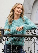 Trui met fantasiegaren 