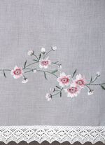 Korte gordijnbloembloesems met lussen 