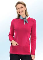 Trui van gemengd breiwerk 