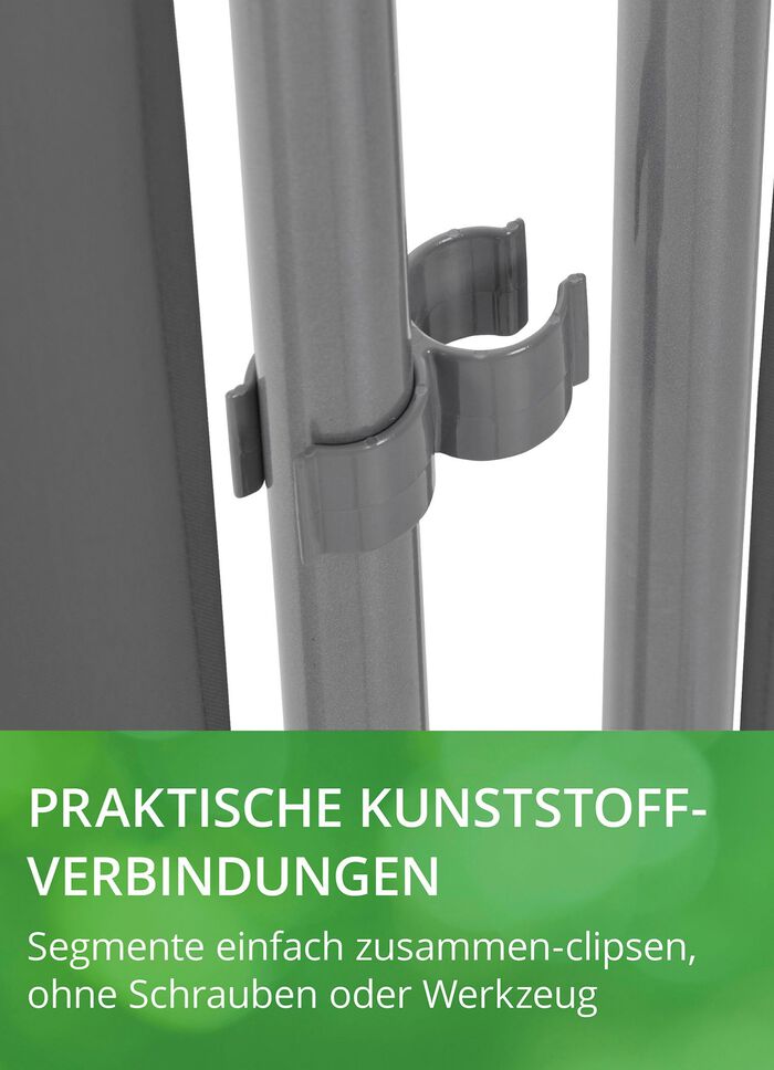 Stabiele scheidingswand, 3-delig 