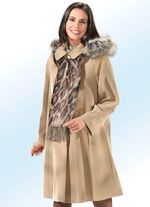 Licht uitlopende jas 