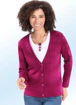 Vest met kabelpatroon BESSEN