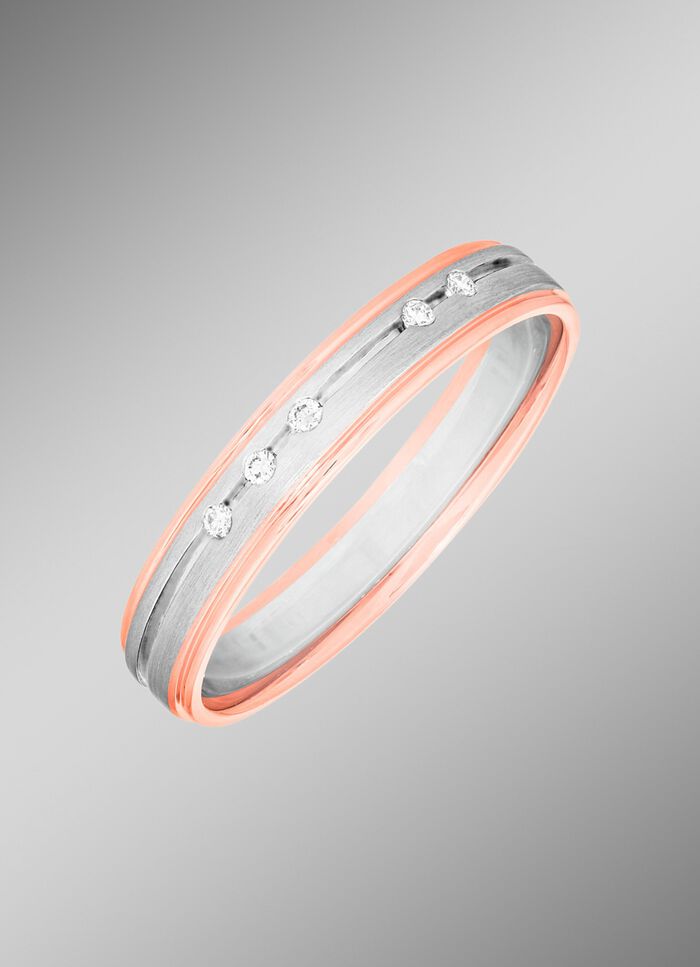 Schitterende trouwring met loepzuivere diamanten 