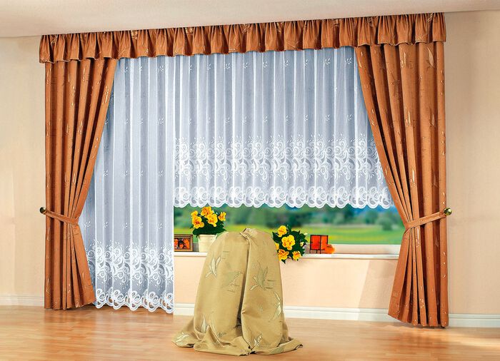 Overgordijnenset met universele railband 