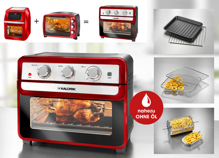 Heteluchtoven – vervangt oven en frituurpan 