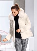 Omkeerbare jas met vaste capuchon 