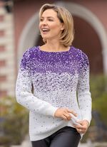 Trui met alpaca en glitter 