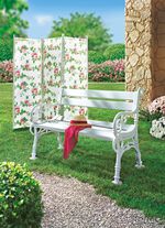 Tuinbank van stevig kunststof 