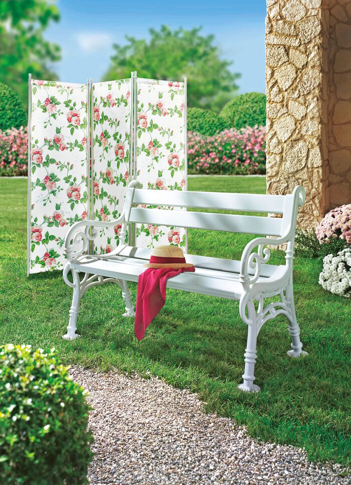 Tuinbank van stevig kunststof 