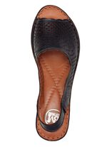 ELENA EDEN, zomerse damessandalen, breedte G, van leer 