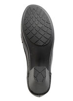 Gemini pumps van deels gekleurd rundnappaleer ZWART