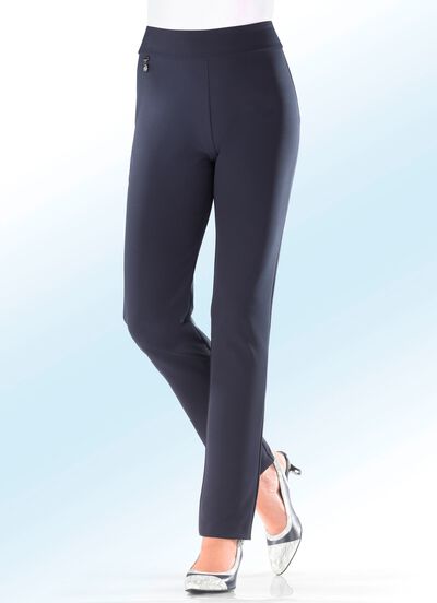 Broek met ingewerkte shaping-inzet 